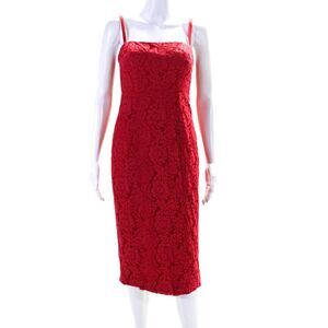 Fame & Partners Womens The Max Dress Red Size 6R 11277828